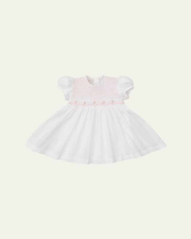 Girl's Elegance Smocked Dress, Newborn-18
